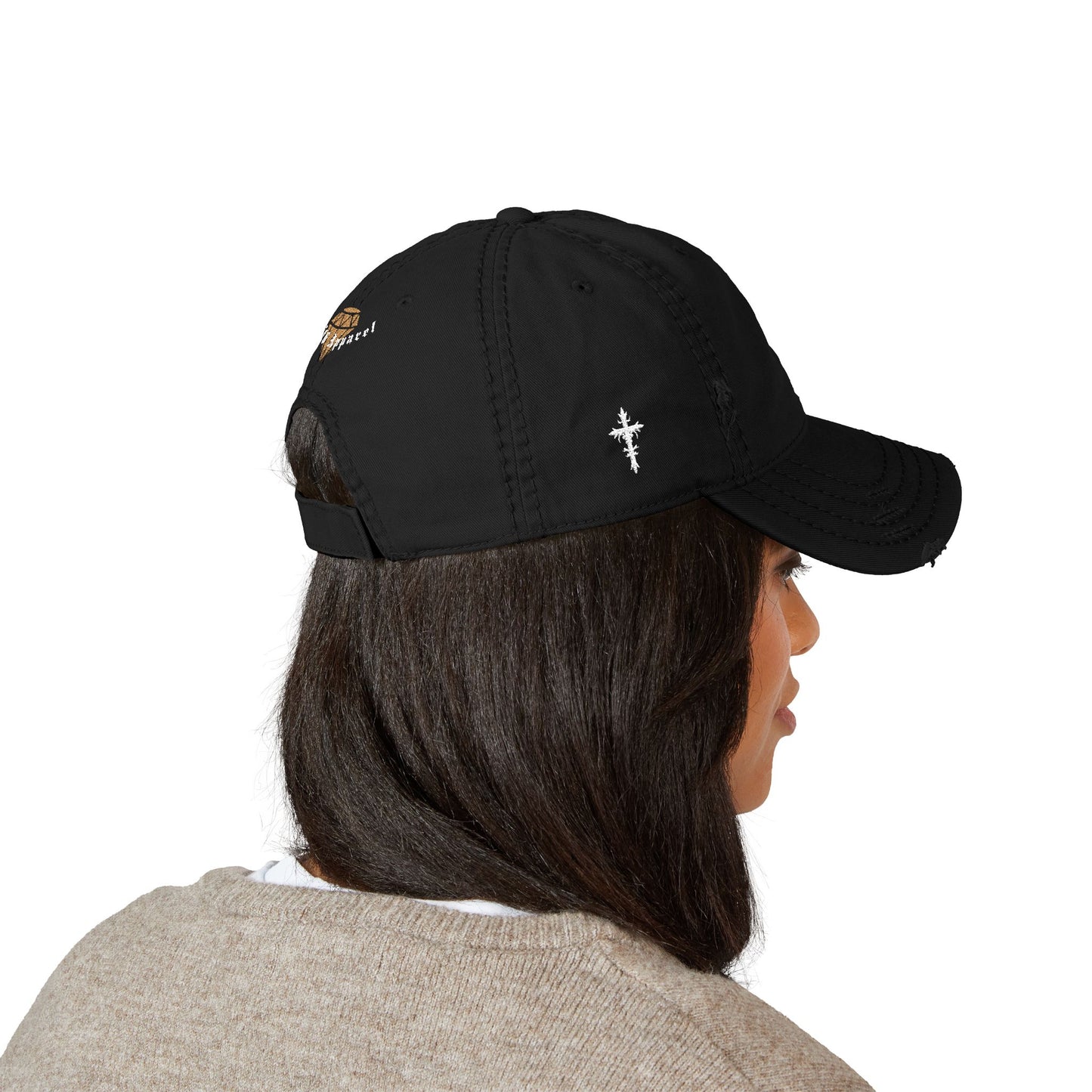 Distressed Dad Hat with NY Embroidery | Casual Dad Hat, Vintage Style Cap, Perfect Gift for Fathers Day, Outdoor Activities, Streetwear
