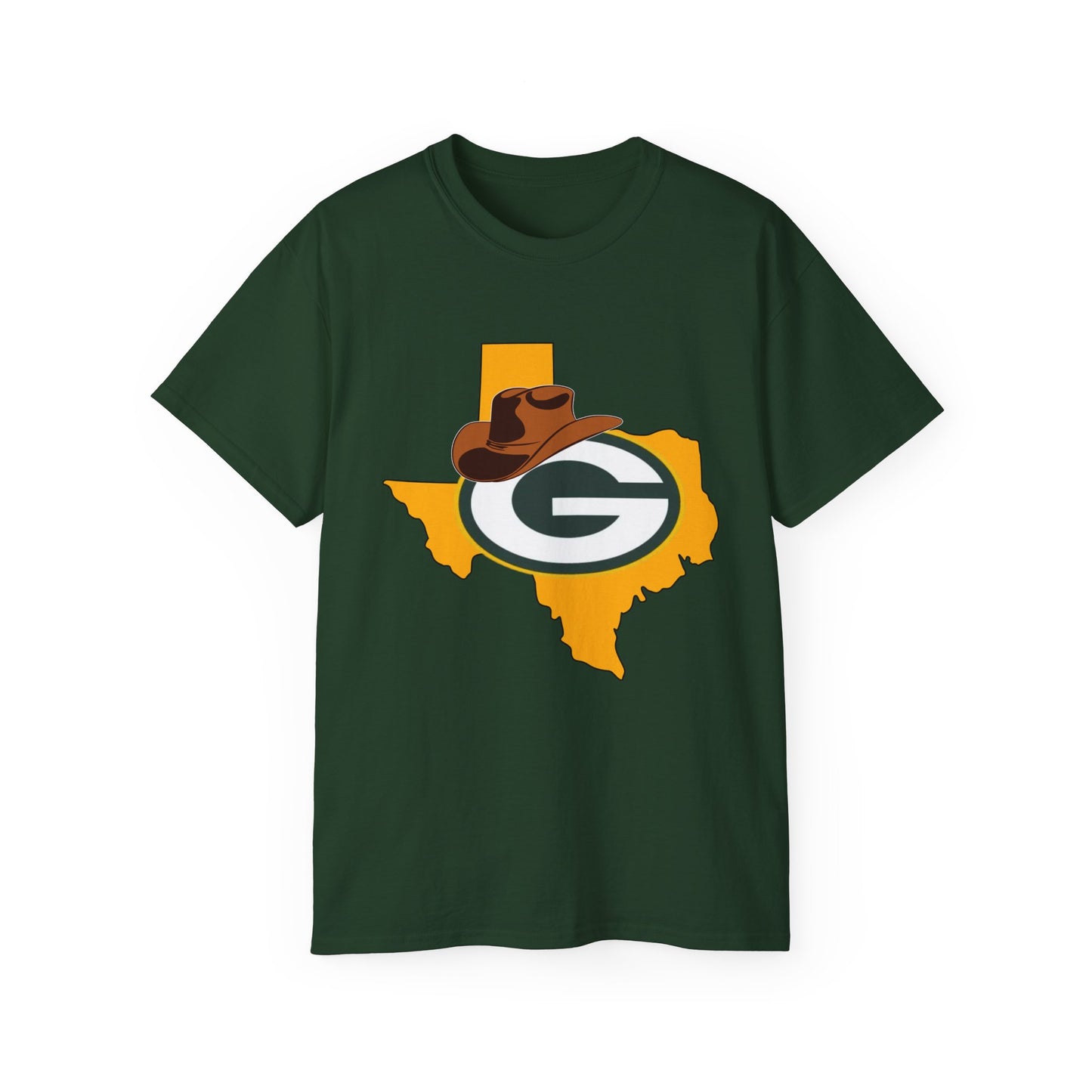 Texas Cowboy Fan Tee, Unisex T-Shirt for Sports Lovers, Casual Wear for Game Day, Gift for Packers Fans, Summer Graphic Tee