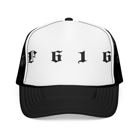 Embroidered Trucker Hat, Foam Trucker Hat with embroidery