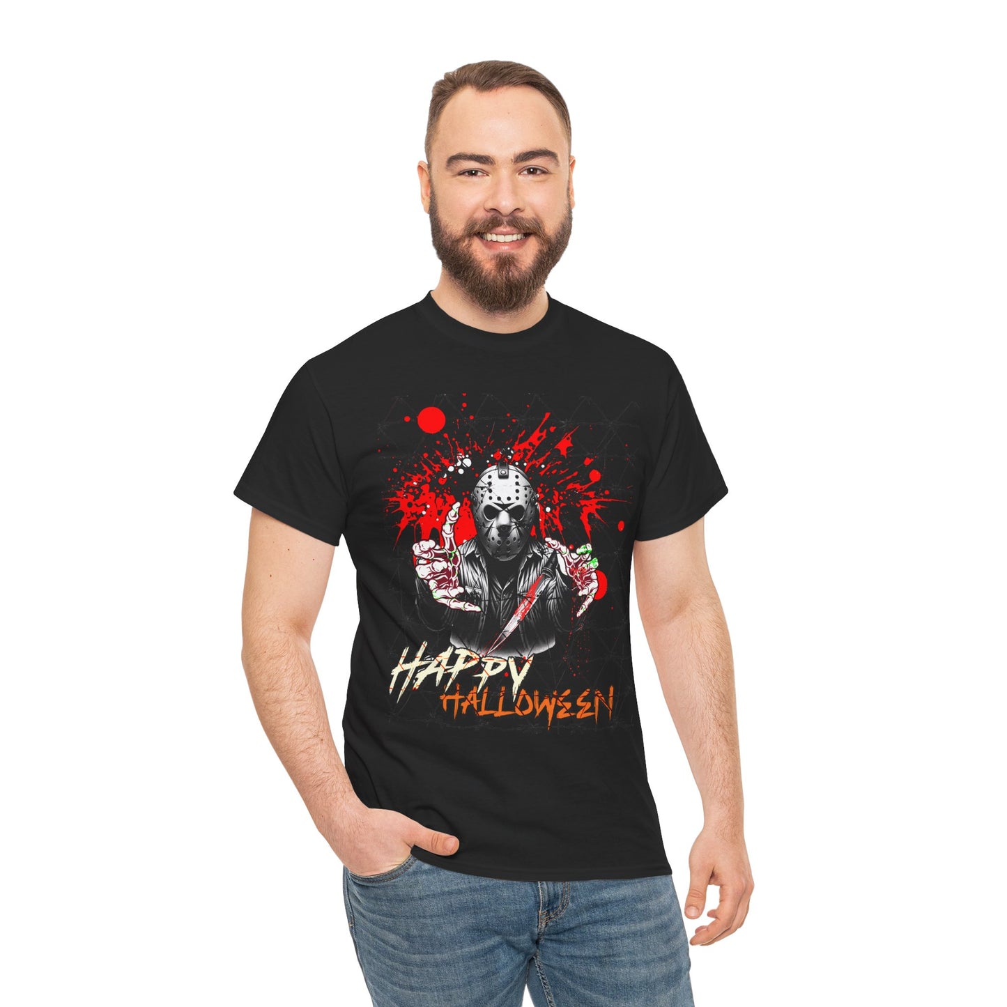 Halloween Horror Unisex Tee - Spooky Graphic Shirt for Halloween Parties, Gifts, Costume, Horror Fans, Fall Celebrations