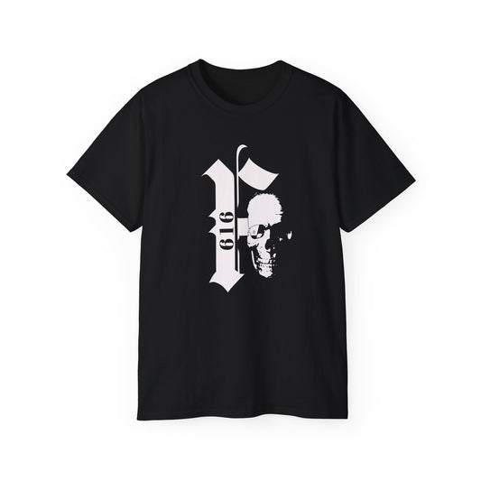 Edgy Skull Graphic Tee, Unisex Gothic T-Shirt, Casual Wear, Streetwear Fashion, Statement Apparel, Everyday Style