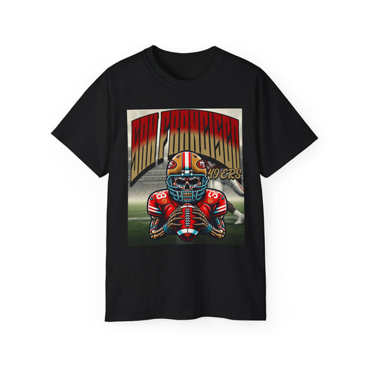 San Francisco 49ers Football Tee, San Francisco 49ers Ultra Cotton Tee, Football Shirt, Sports Apparel, Unisex T-Shirt, Game Day Wear, NFL Fan Gift