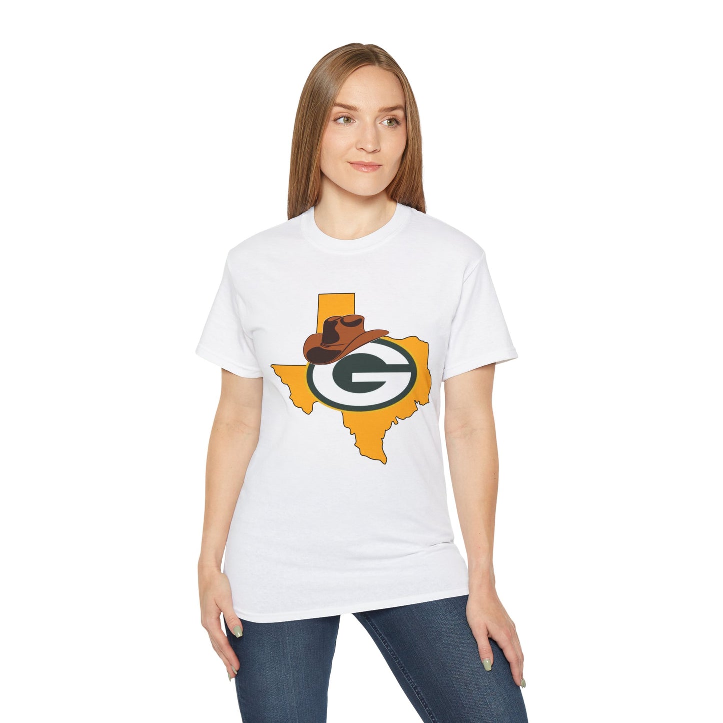 Texas Cowboy Fan Tee, Unisex T-Shirt for Sports Lovers, Casual Wear for Game Day, Gift for Packers Fans, Summer Graphic Tee