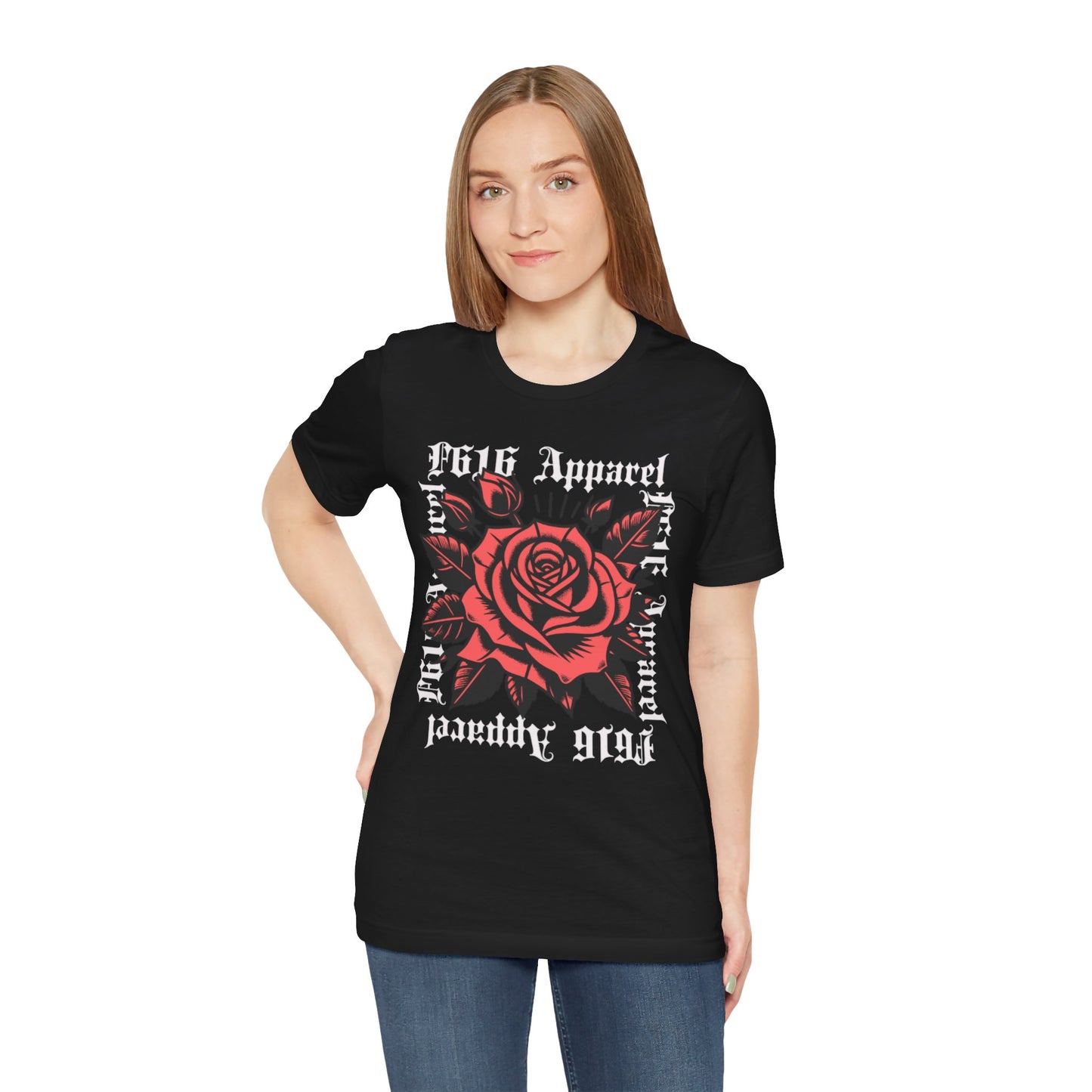 Edgy Rose Graphic Tee - Streetwear Fashion