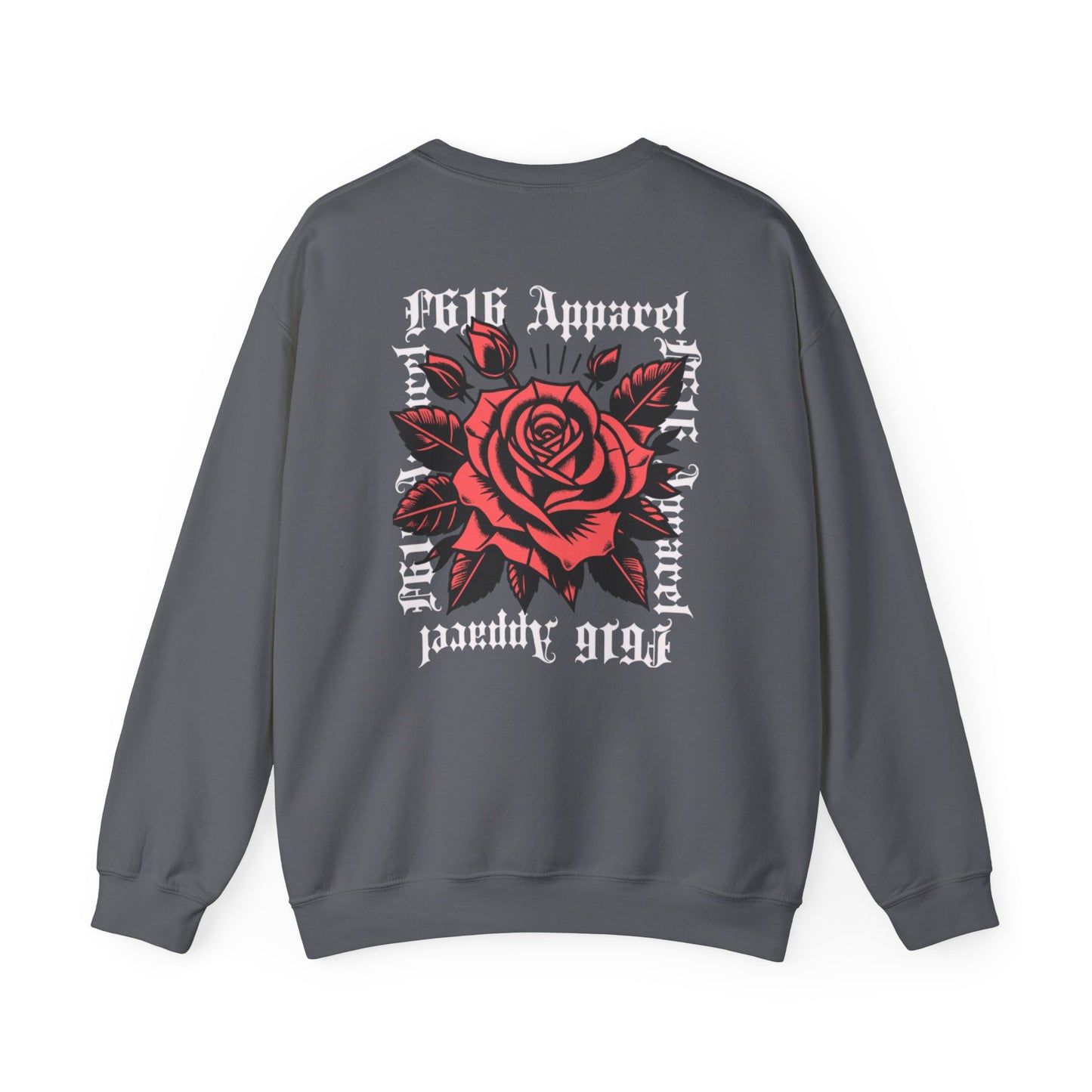 Stylish Rose Graphic Unisex Crewneck Sweatshirt - Cozy & Casual