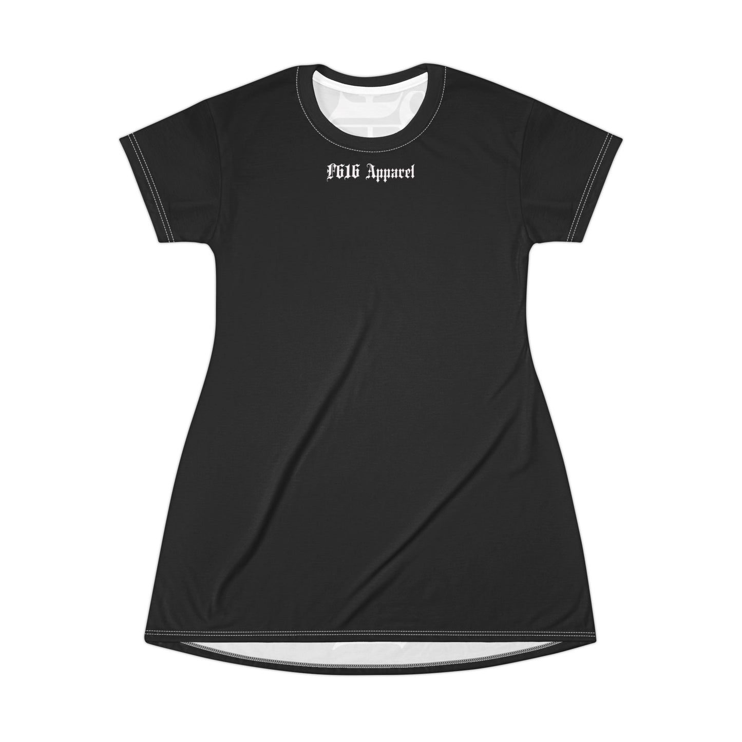 Gothic Graphic T-Shirt Dress - Casual Chic for Trendsetters