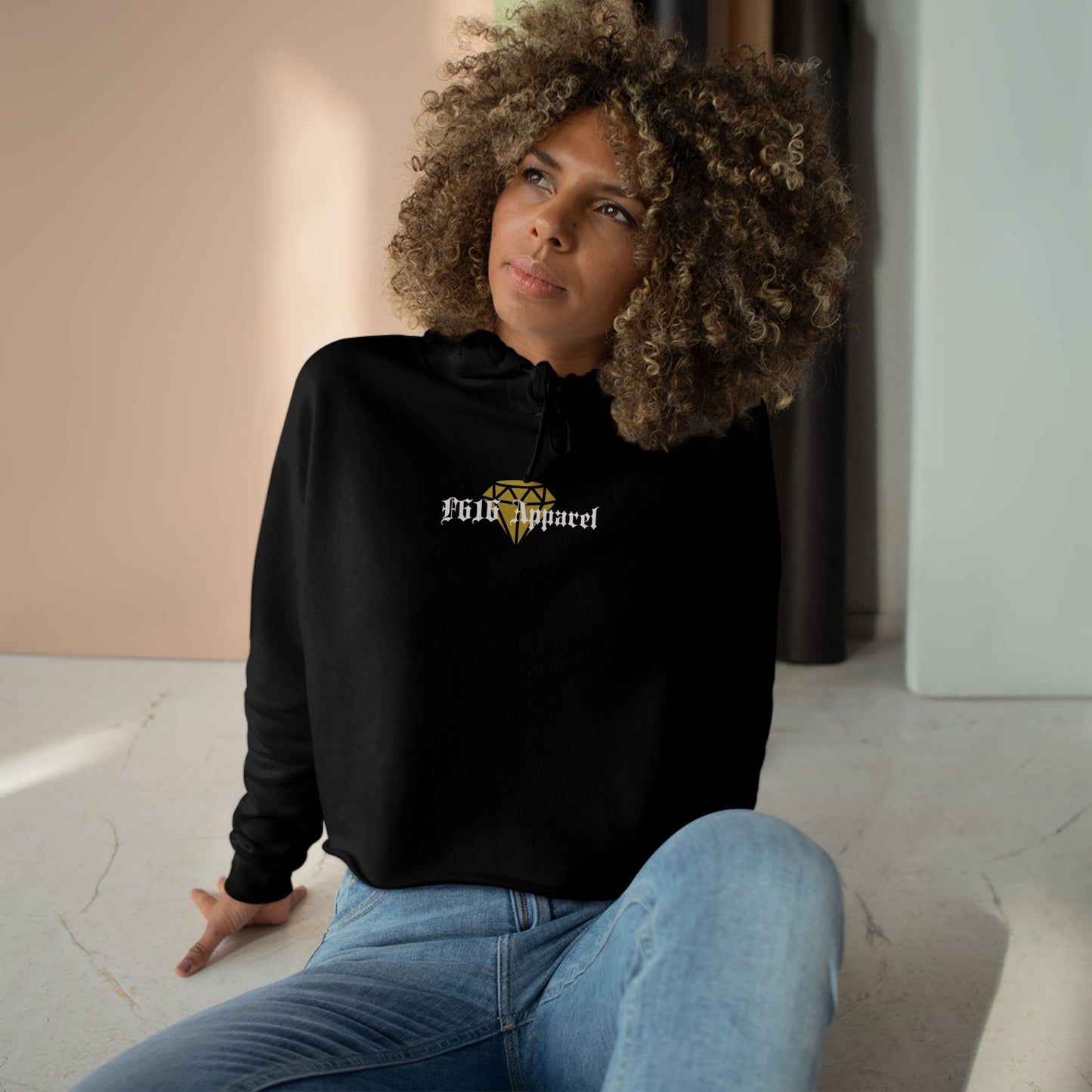 Women's Trendy Crop Hoodie - Stylish Casual Wear by F616 Apparel