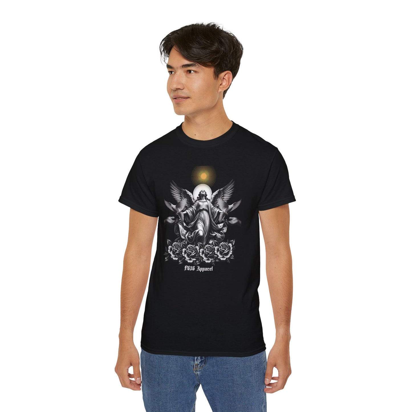 Angelic Wings Graphic Tee, Unisex Cotton T-Shirt for Music Lovers, Bohemian Style Shirt, Perfect Gift for Birthdays, Festivals, [...]