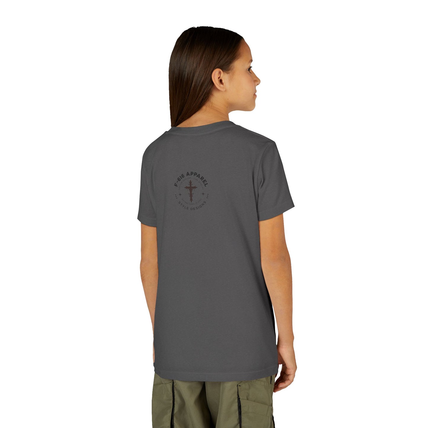 Youth Fishing Tee - "Hooked" Fishing Adventure Shirt for Young Anglers