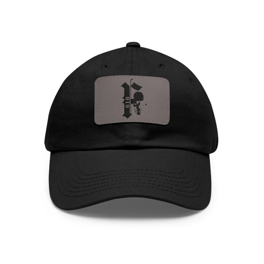 Stylish Dad Hat with Custom Leather Patch - Father’s Day Gift, Casual Accessory, Unique Cap, Outdoor Wear, Birthday Present