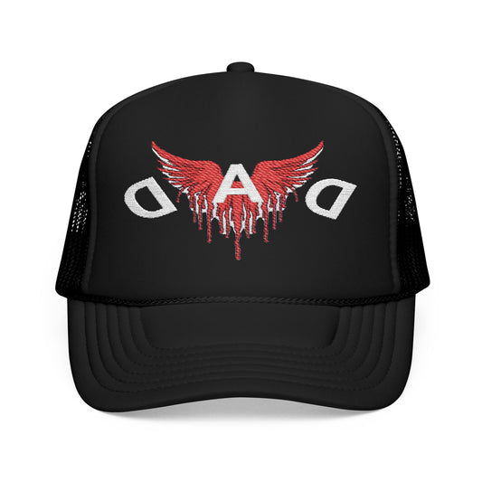 Stylish Dad Foam Trucker Hat, Embroidered Cap, Perfect Gift for Father's Day, Casual Wear, Outdoor Events, Dad Fashion
