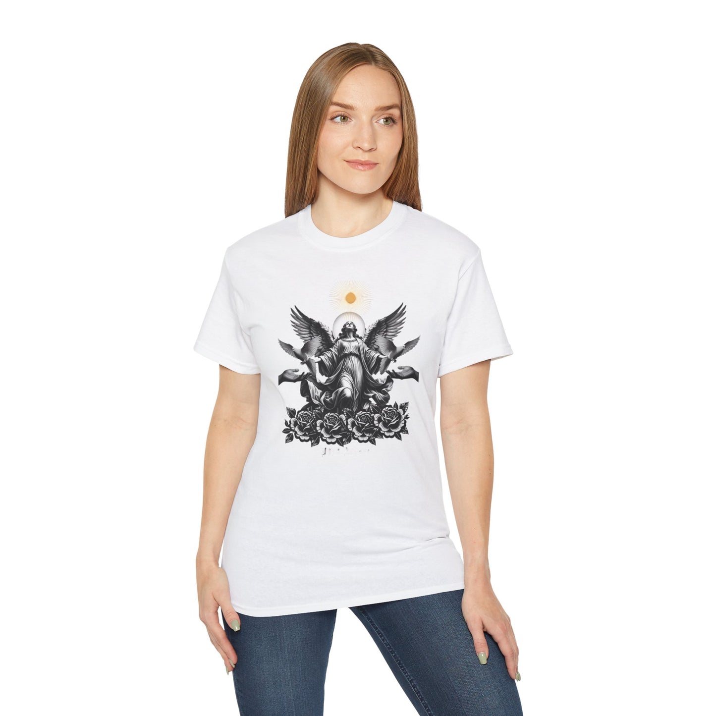 Angelic Wings Graphic Tee, Unisex Cotton T-Shirt for Music Lovers, Bohemian Style Shirt, Perfect Gift for Birthdays, Festivals, [...]