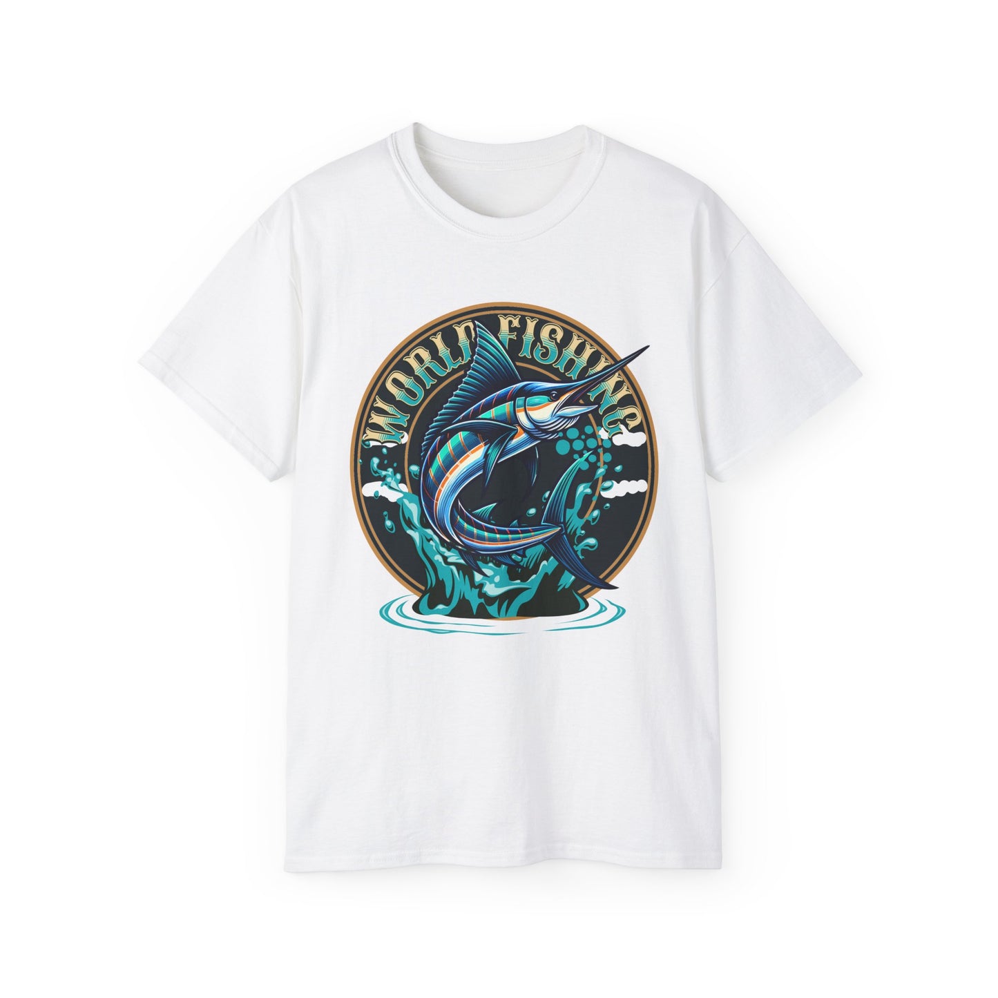 Fishing Adventure Unisex Ultra Cotton Tee, Fishing Gift, Outdoor Apparel, Fisherman Shirt, Casual Wear, Nature Lover Tee