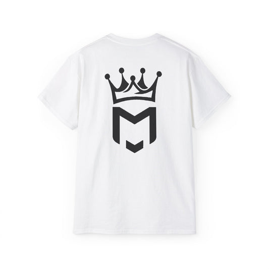 Graphic Tee with Crown and Cross Design