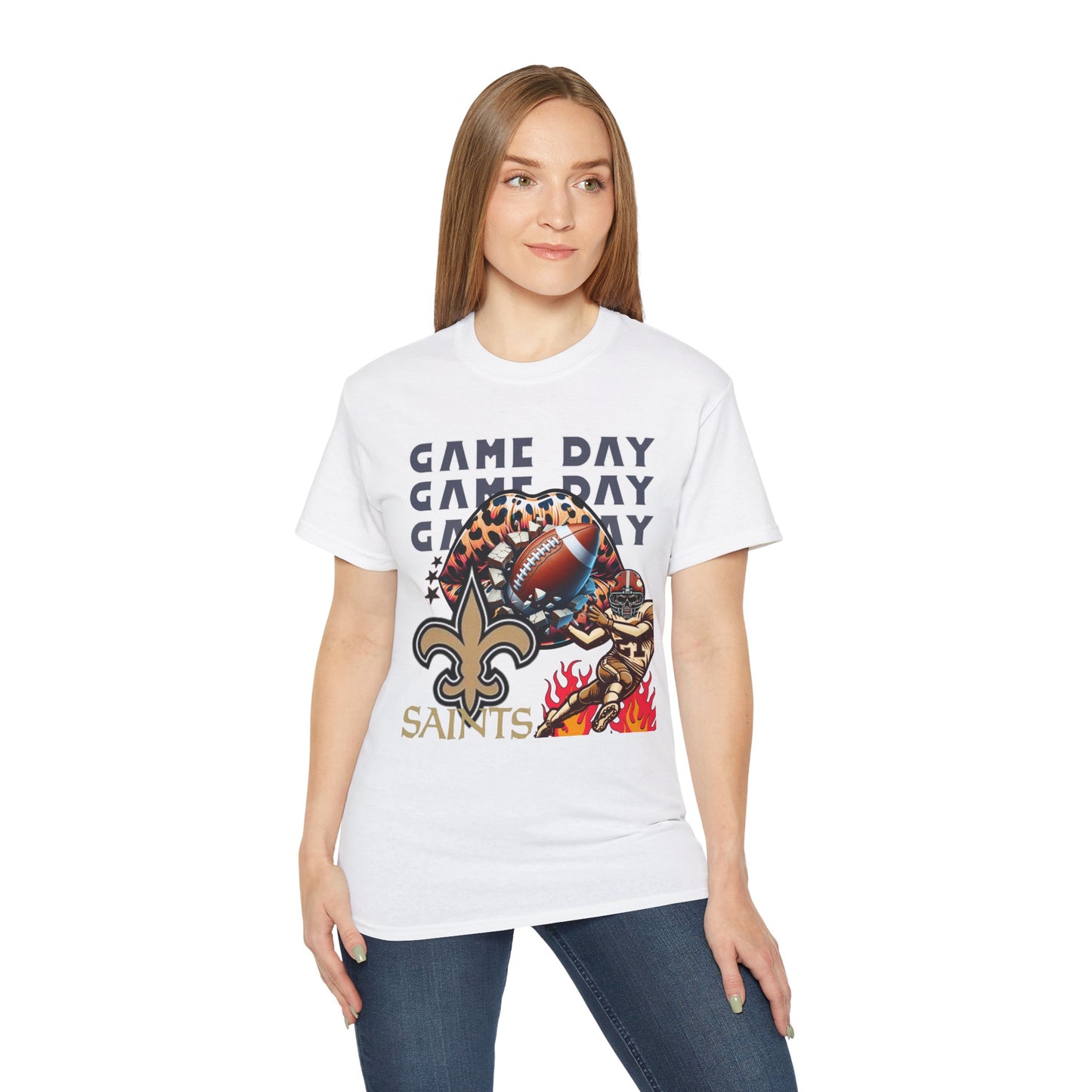 Game Day Unisex Ultra Cotton Tee, Football Fan Apparel, Sports T-Shirt, Casual Tee, Gifts for Game Day Enthusiasts