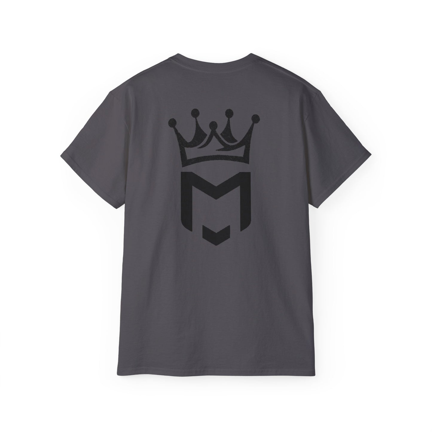 Graphic Tee with Crown and Cross Design