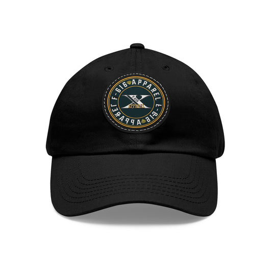 Dad Hat, Stylish Dad Hat with Leather Patch, Casual Headwear for Dads, Gift for Father's Day, Summer Accessory, Unique Adjustable Cap