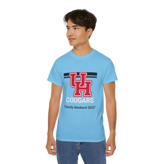 College Spirit Unisex Tee - Family Weekend 2025, Cougars Fans Gift, G-2000