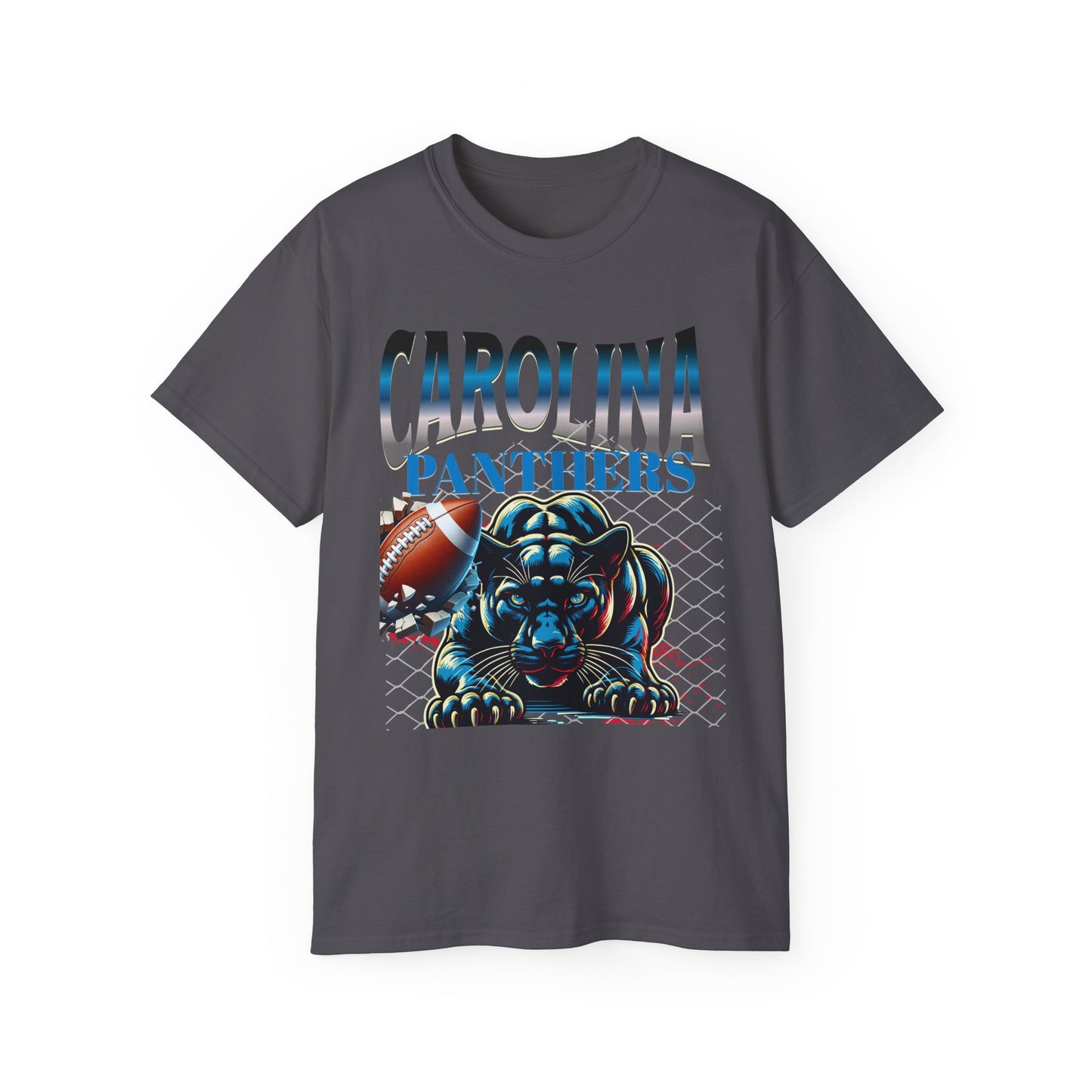 Carolina Panthers Graphic Tee, Sportswear for Fans, Unisex T-shirt, Game Day Apparel, Casual Cotton Top, Gift for Panthers Supporters