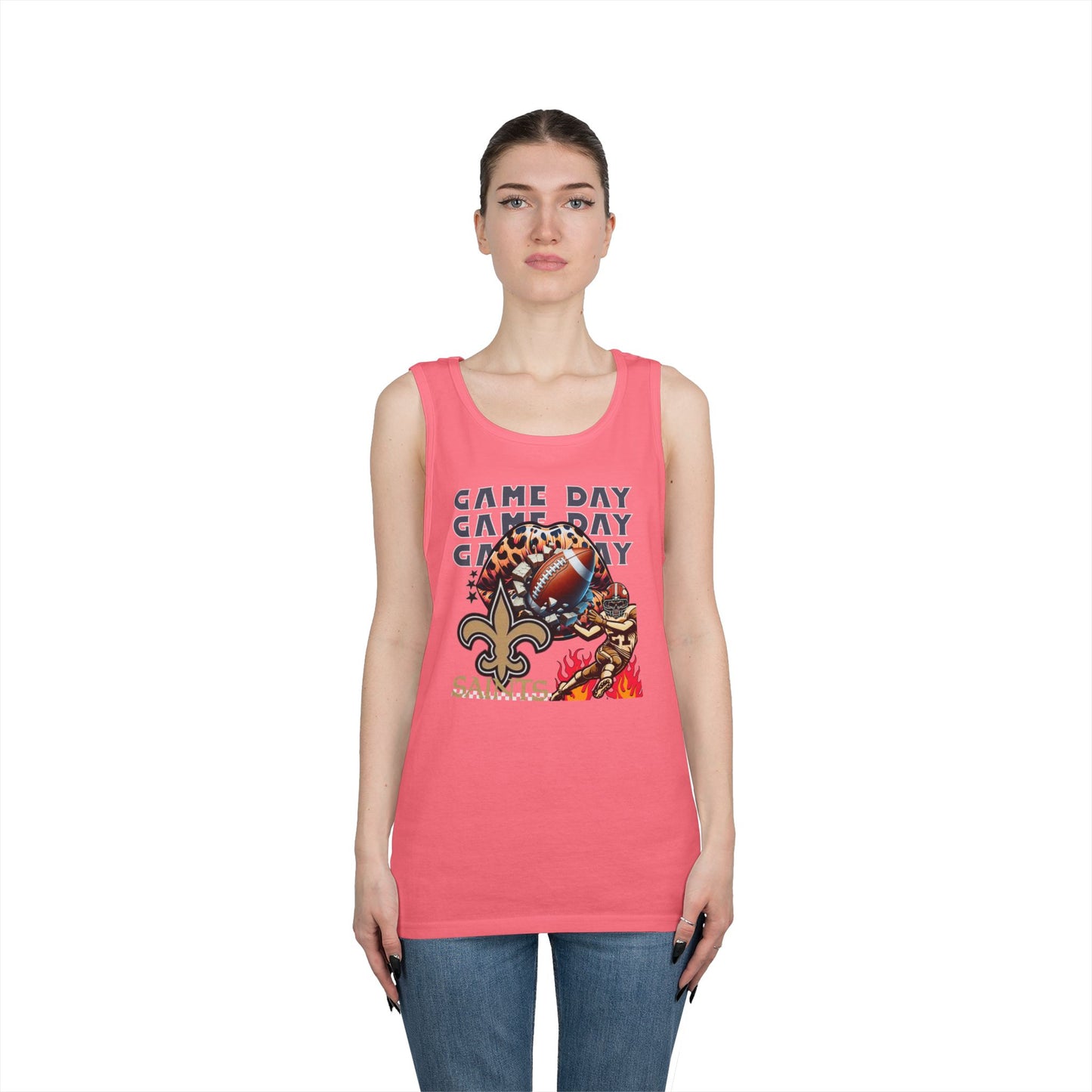 Women's Game Day Tank Top - Sports Events BBQ Summer Party Tailgating Outdoor Fun