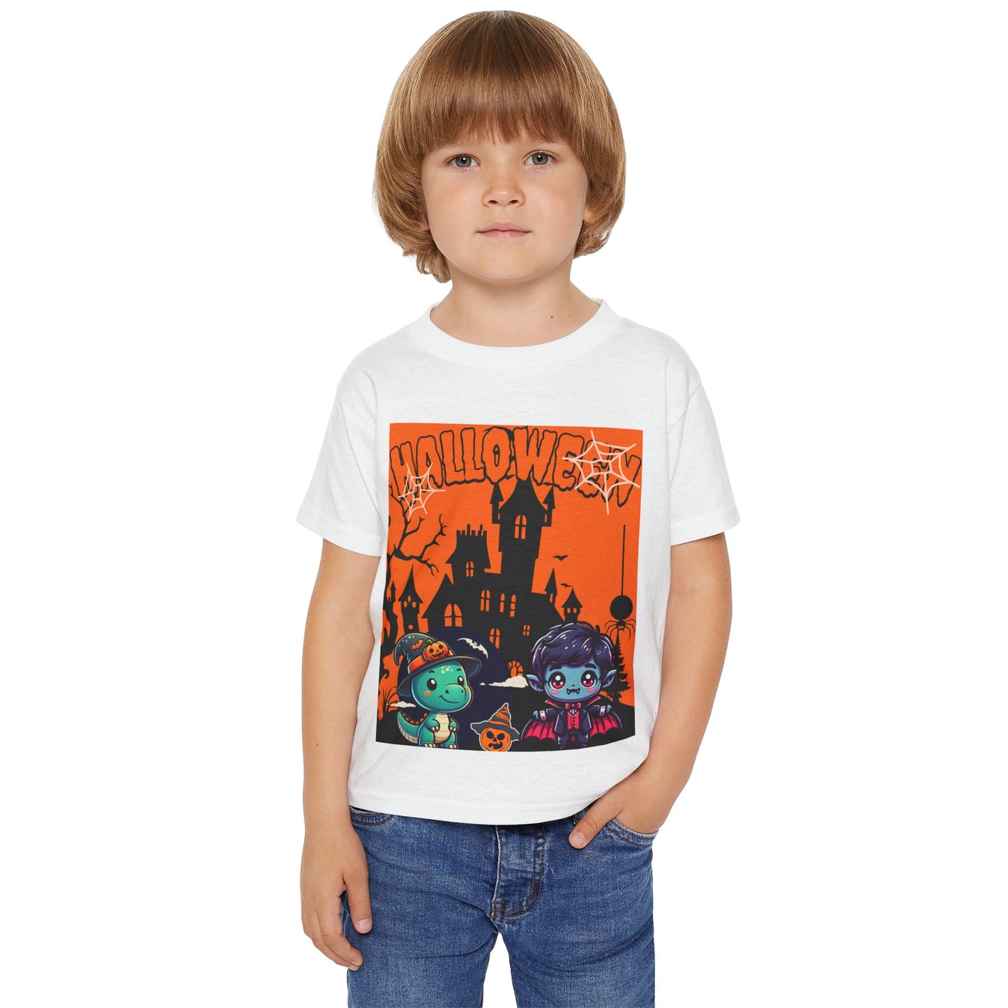 Halloween Toddler T-Shirt, Cute Kids Ghosts Tee, Halloween Costume Shirt, Toddler Apparel, Trick or Treat Top