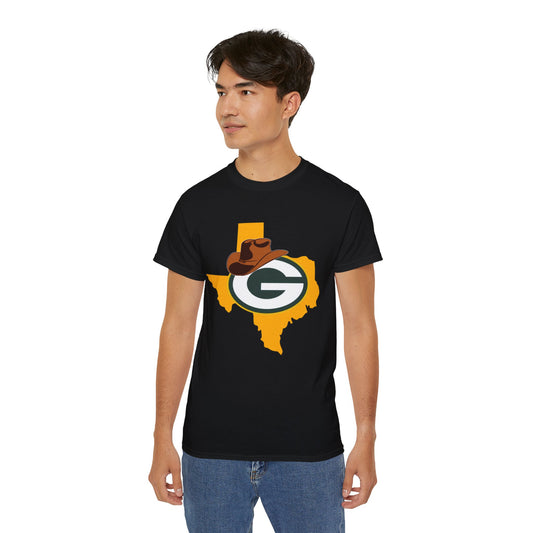 Texas Cowboy Fan Tee, Unisex T-Shirt for Sports Lovers, Casual Wear for Game Day, Gift for Packers Fans, Summer Graphic Tee