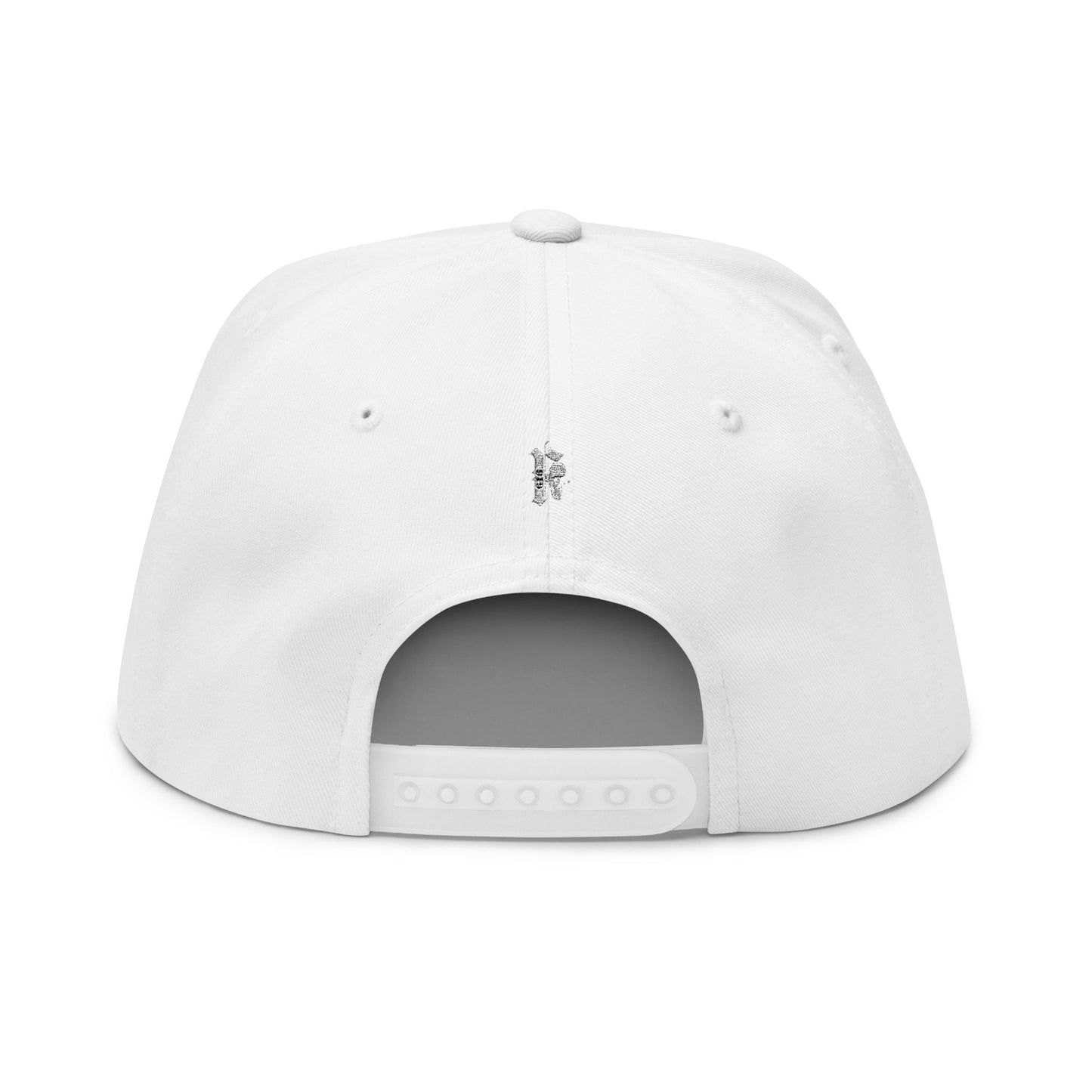 Embroidered Skull and Rose Flat Bill Cap | Unique Fashion Accessory for Edgy Style, Streetwear, Gift for Him/Her, Festival Headwear