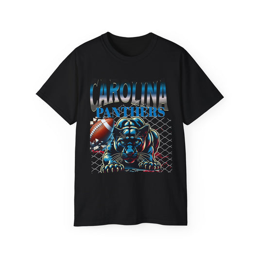 Carolina Panthers Graphic Tee, Sportswear for Fans, Unisex T-shirt, Game Day Apparel, Casual Cotton Top, Gift for Panthers Supporters