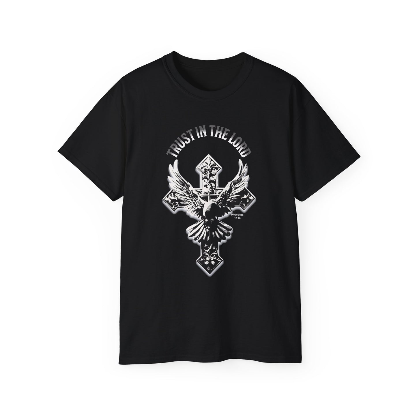 Trust in the Lord Graphic Tee, Spiritual Shirt, Faithful Apparel, Christian Gift, Inspirational Fashion, Unisex Casual Wear