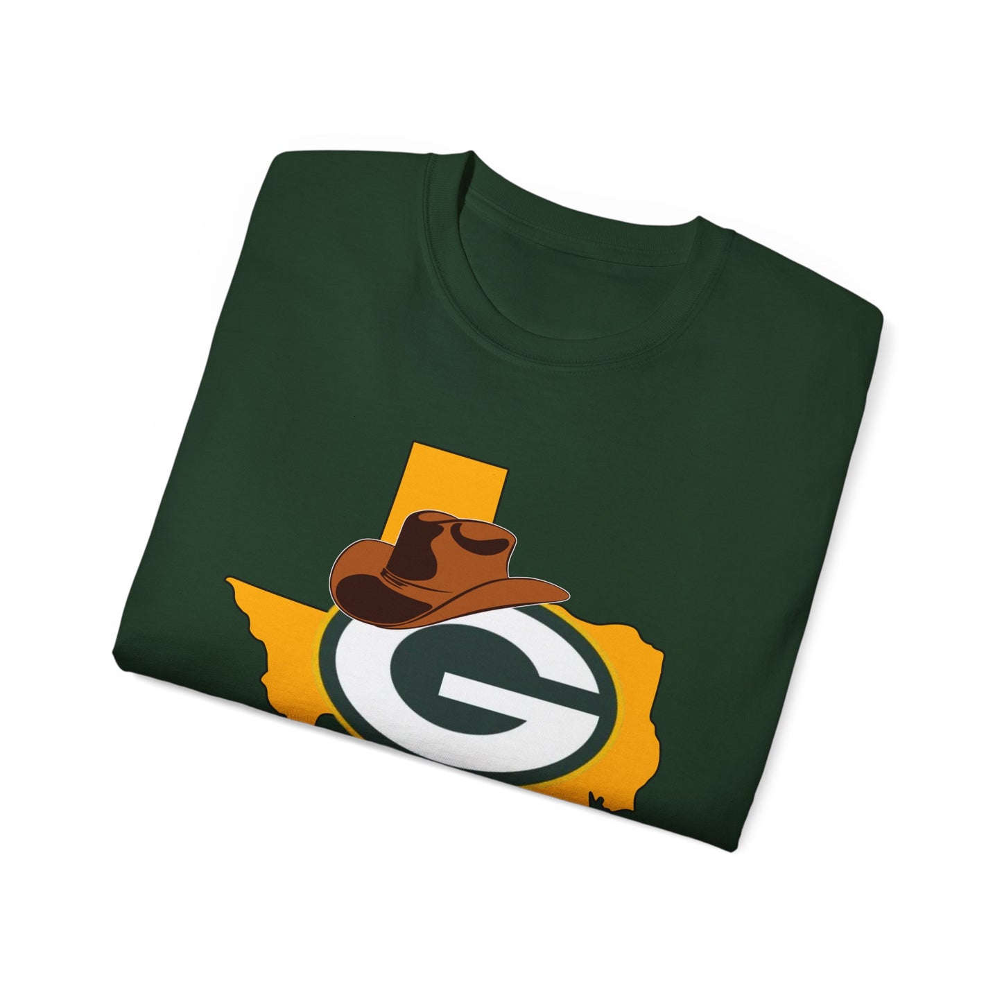 Texas Cowboy Fan Tee, Unisex T-Shirt for Sports Lovers, Casual Wear for Game Day, Gift for Packers Fans, Summer Graphic Tee