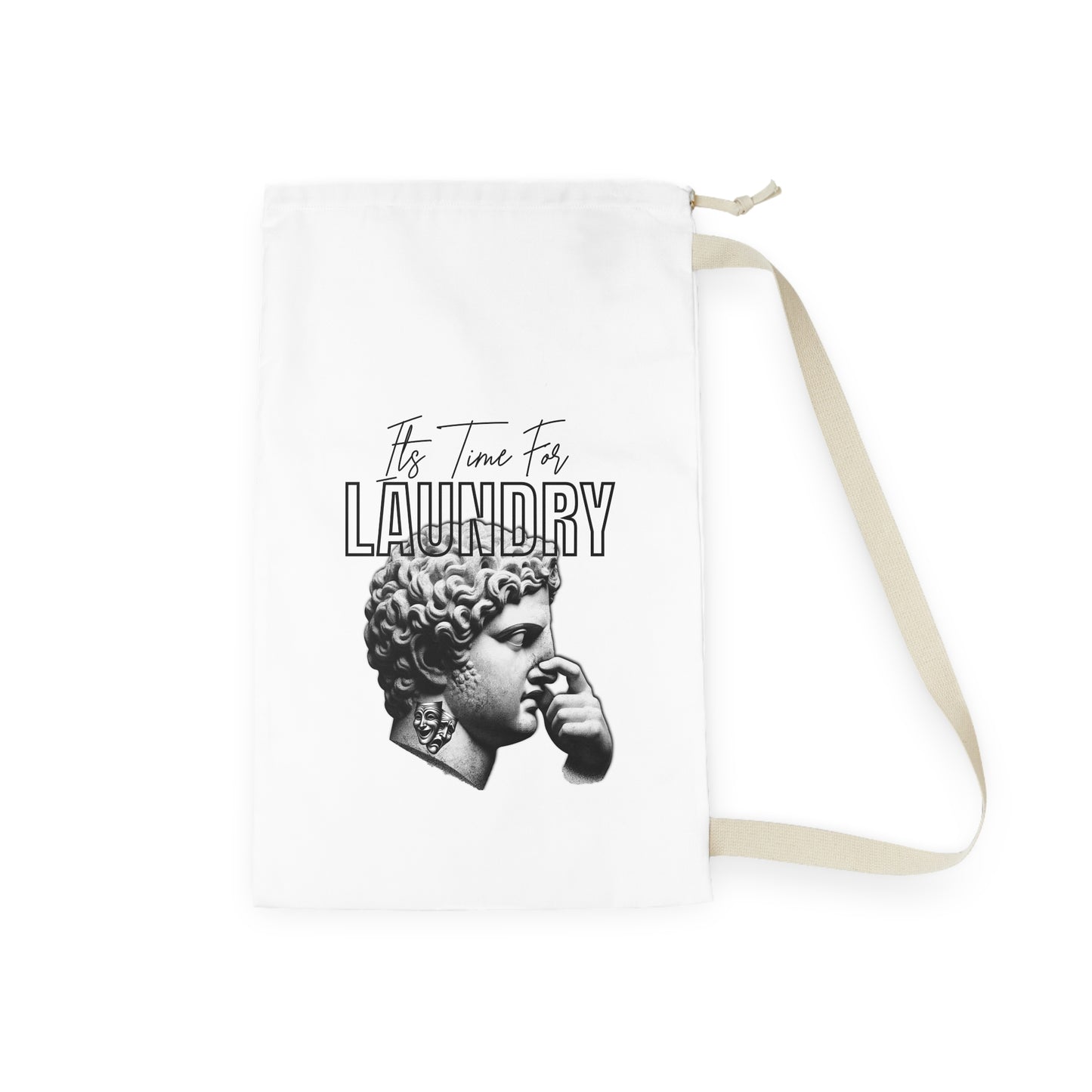 Vintage Laundry Bag, Vintage Style Laundry Bag - 'It's Time For Laundry' Design