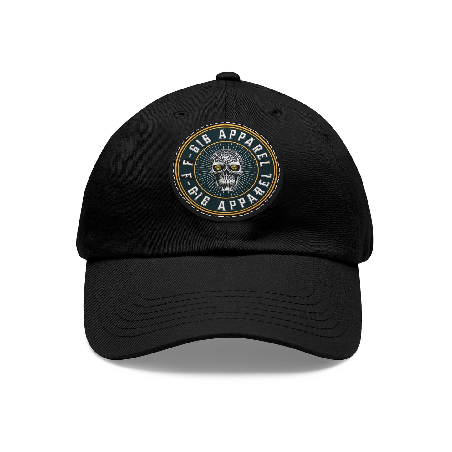 Dad Hat, Stylish Dad Hat with Leather Patch, Casual Cap, Gift for Him, Outdoor Accessory, Adjustable Hat for Any Occasion
