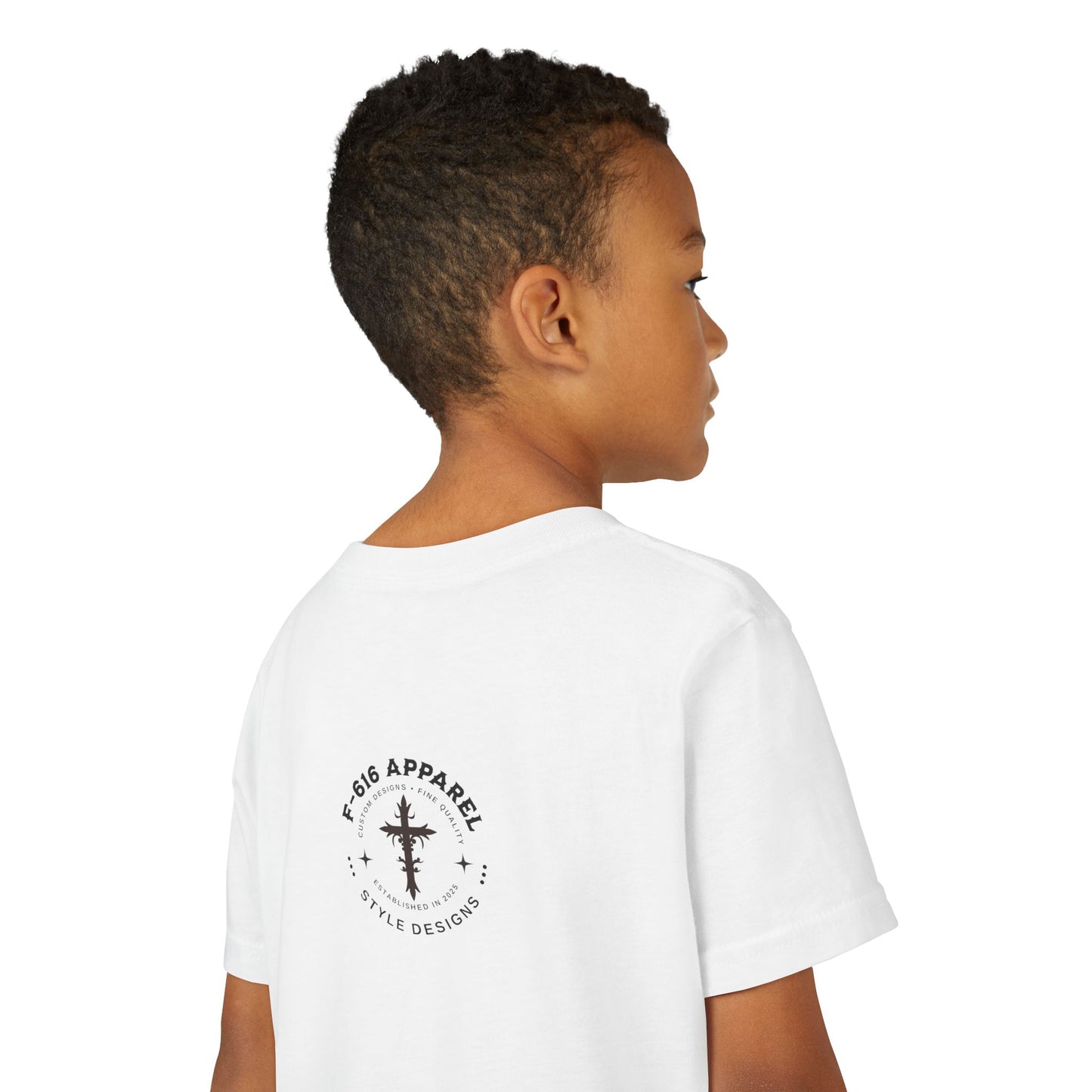 Youth Fishing Tee - "Hooked" Fishing Adventure Shirt for Young Anglers