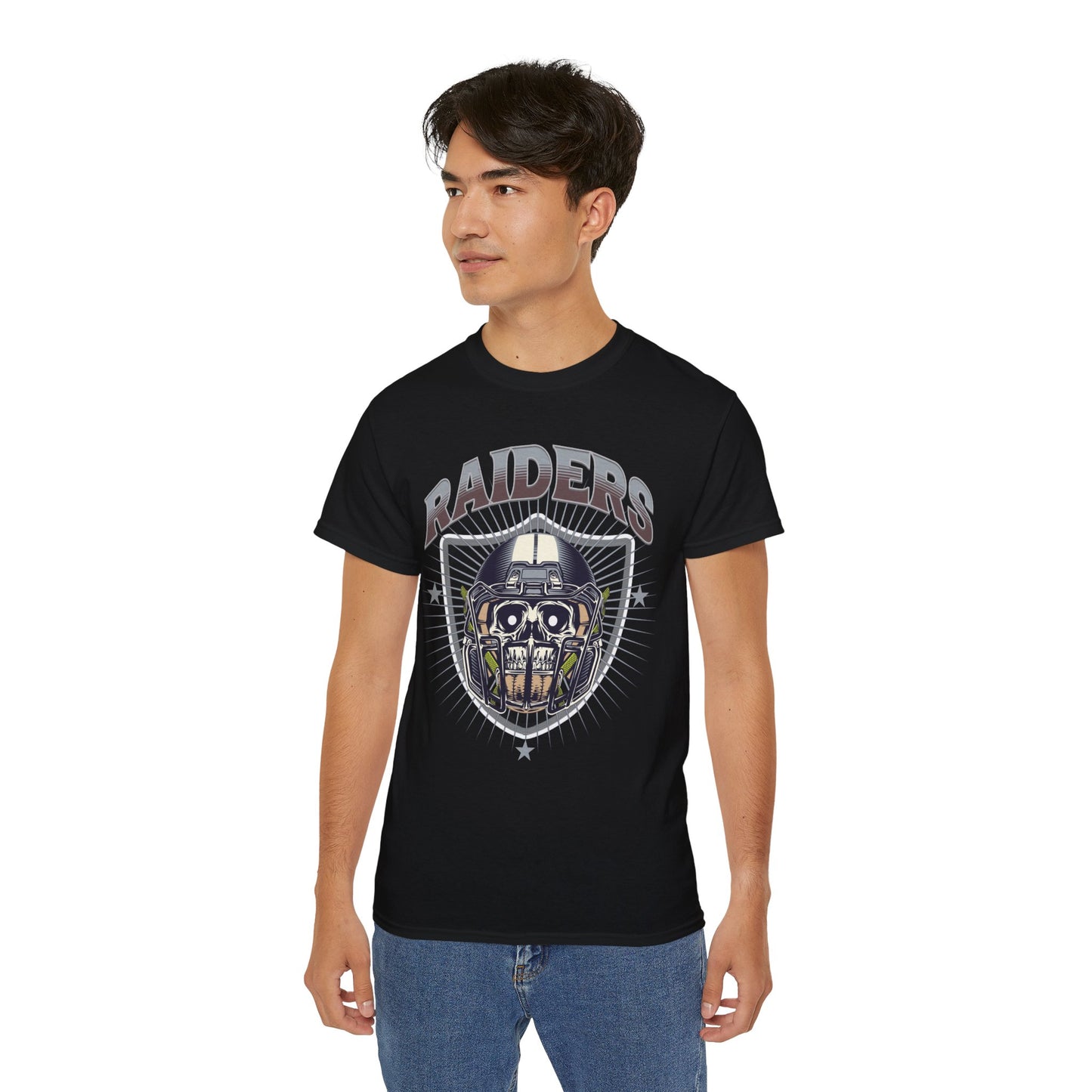 Raiders Graphic Tee - Bold Sports Fan Shirt , Raiders Graphic Unisex Ultra Cotton Tee | Bold Sports Fan Shirt | Casual Streetwear | Gift for His/her | Perfect for Game Day