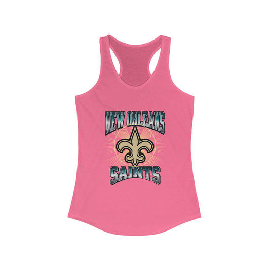 Racerback Tank - New Orleans Saints Game Day, Fitness, Summer Style, Gifts for Fans, Sports Apparel