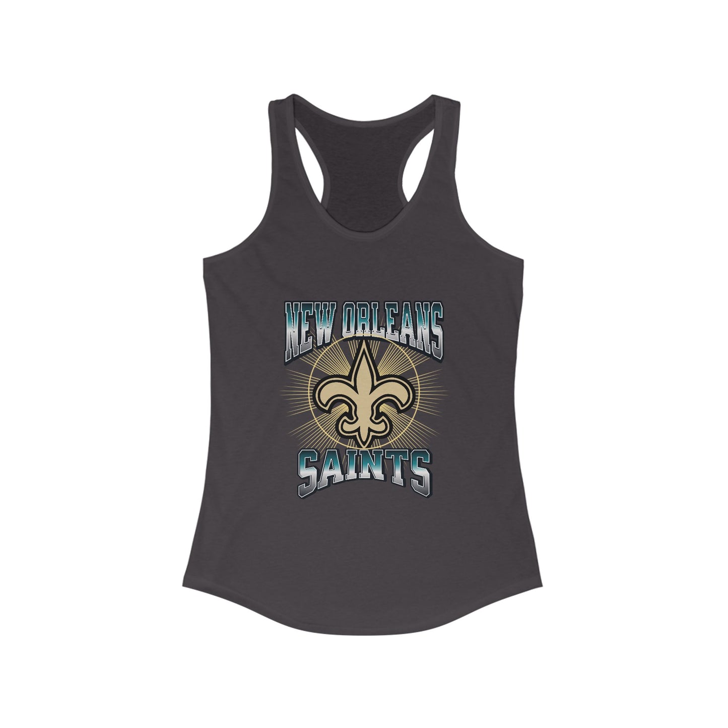 Racerback Tank - New Orleans Saints Game Day, Fitness, Summer Style, Gifts for Fans, Sports Apparel