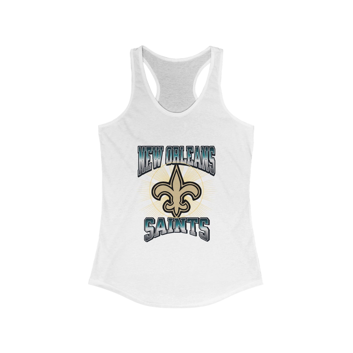 Racerback Tank - New Orleans Saints Game Day, Fitness, Summer Style, Gifts for Fans, Sports Apparel