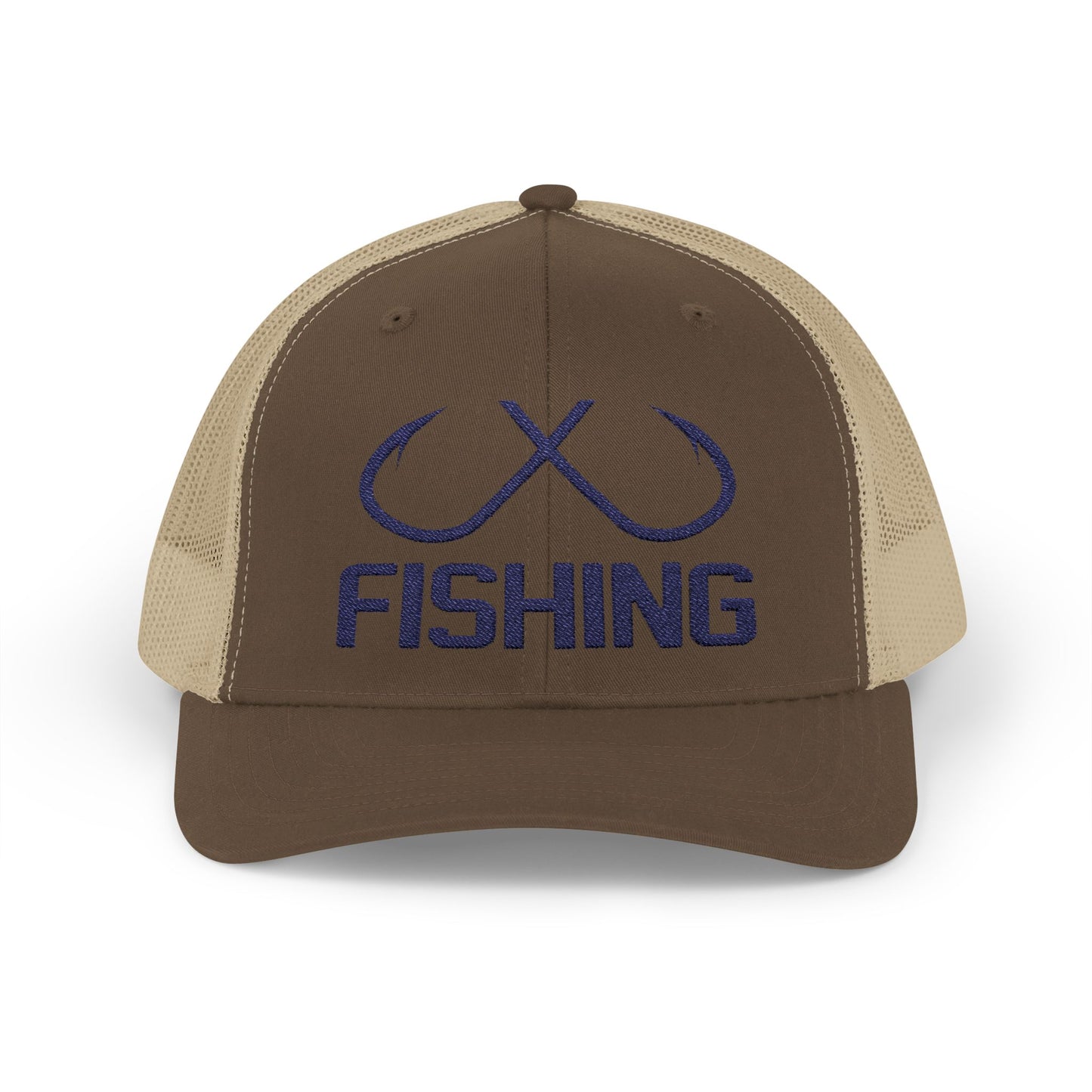 Fishing Snapback Trucker Cap , Ink is pressed and wont crack or fade.