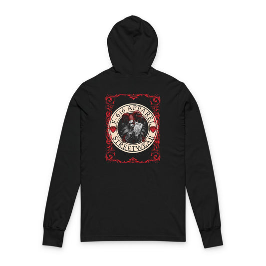 Vintage Streetwear Hooded Tee - Unisex Long Sleeve Shirt, Streetwear Hooded Tee with Vintage Graphic, Unisex Long Sleeve Shirt, Casual Wear, Cool Urban Style, Gift for Trendsetters