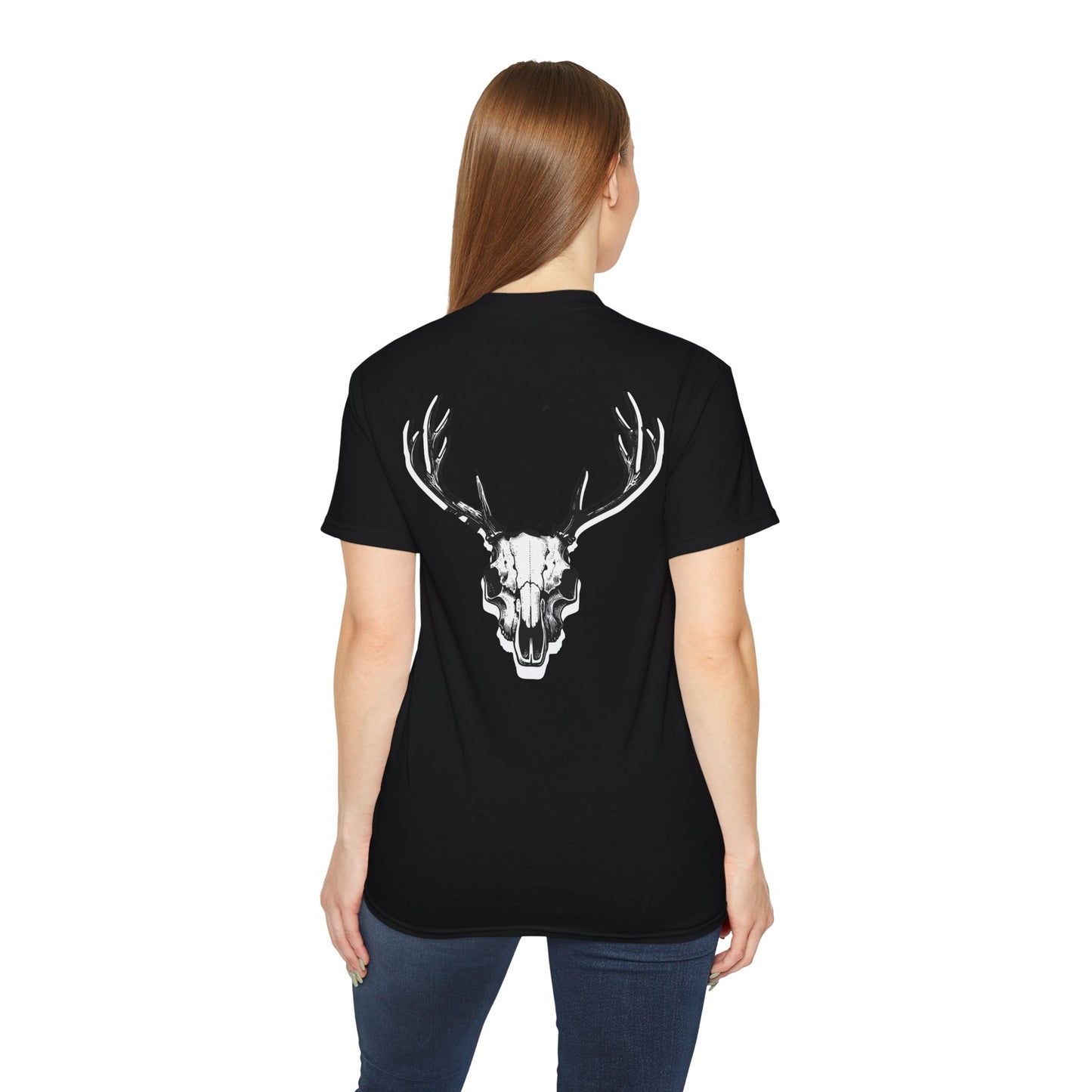 Stylish Unisex Graphic Tee with Deer Skull Design, Casual Wear, Perfect for Outdoor Enthusiasts, Gift for Nature Lovers, Halloween, [...]