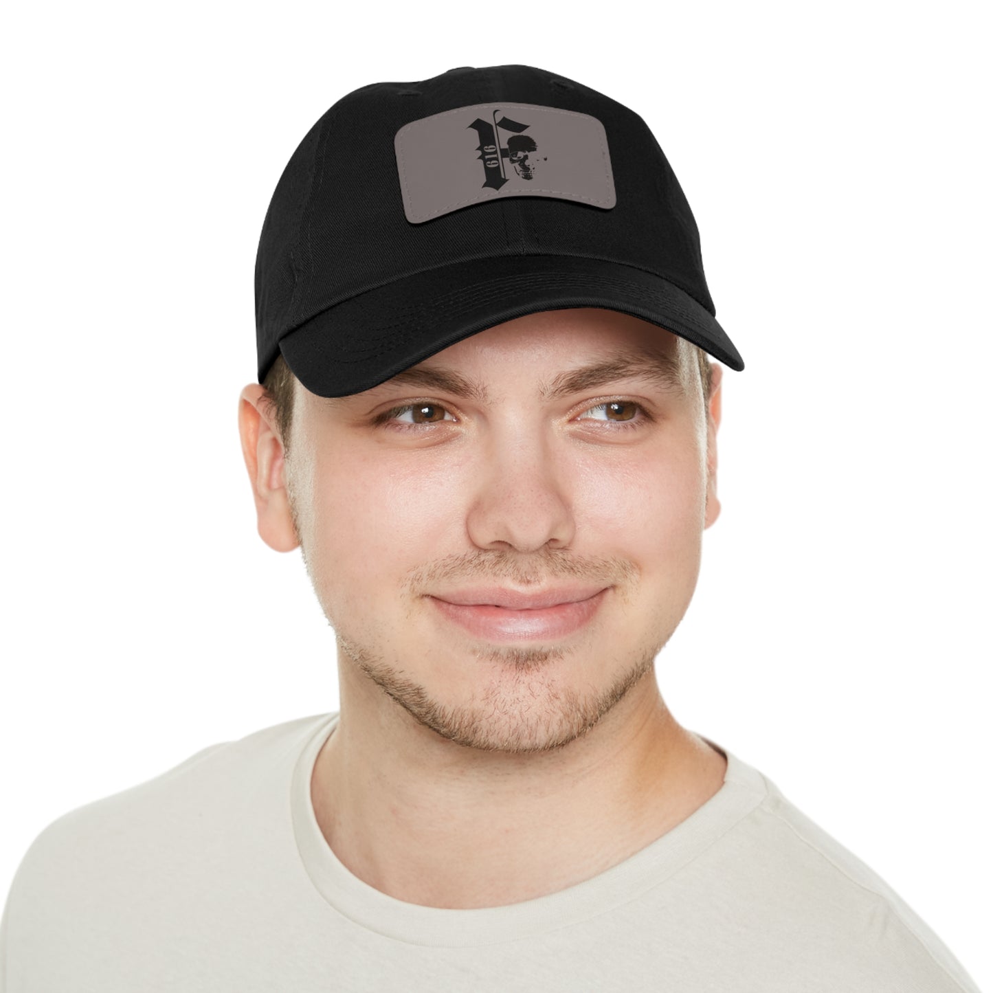 Stylish Dad Hat with Custom Leather Patch - Father’s Day Gift, Casual Accessory, Unique Cap, Outdoor Wear, Birthday Present