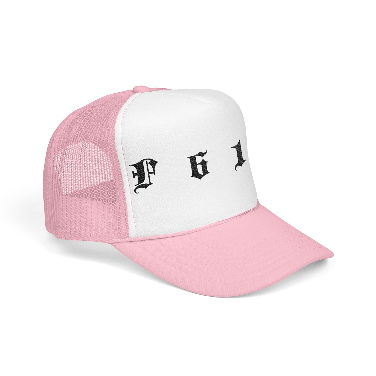 Embroidered Trucker Hat, Foam Trucker Hat with embroidery