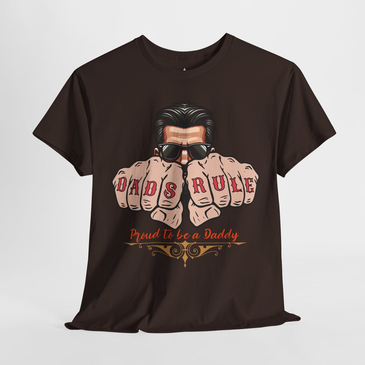 Dad's Rule T-Shirt, Father's Day Gift, Dad Life Tee, Cool Dad Shirt, Proud Daddy Apparel, Unisex Heavy Cotton Top