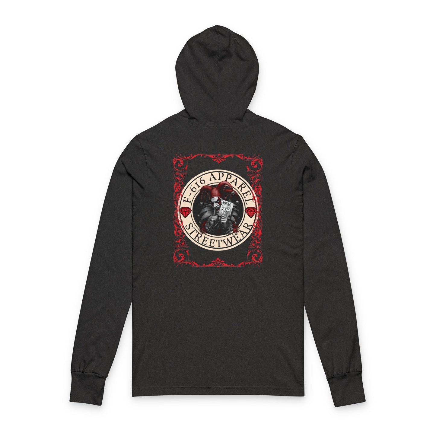 Vintage Streetwear Hooded Tee - Unisex Long Sleeve Shirt, Streetwear Hooded Tee with Vintage Graphic, Unisex Long Sleeve Shirt, Casual Wear, Cool Urban Style, Gift for Trendsetters