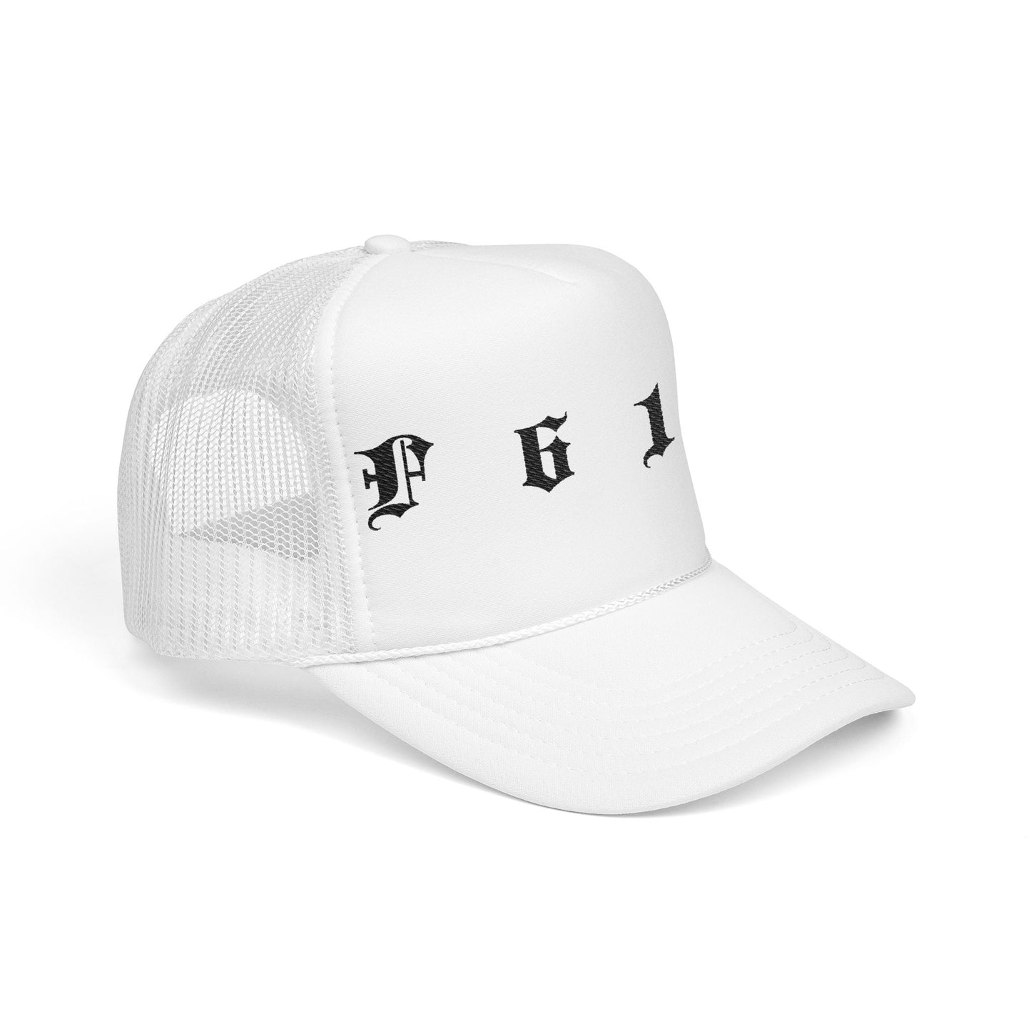 Embroidered Trucker Hat, Foam Trucker Hat with embroidery