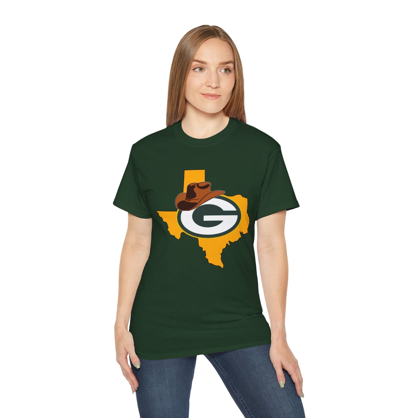 Texas Cowboy Fan Tee, Unisex T-Shirt for Sports Lovers, Casual Wear for Game Day, Gift for Packers Fans, Summer Graphic Tee