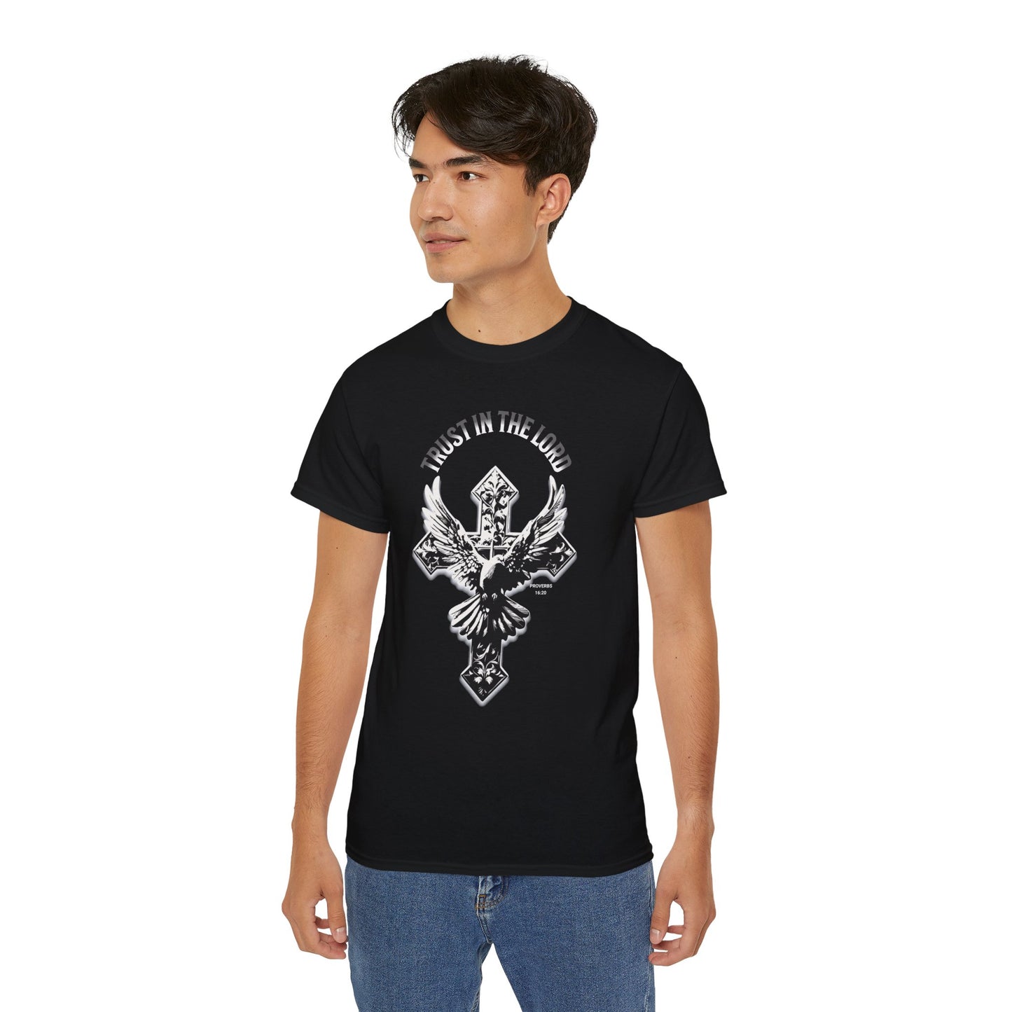 Trust in the Lord Graphic Tee, Spiritual Shirt, Faithful Apparel, Christian Gift, Inspirational Fashion, Unisex Casual Wear