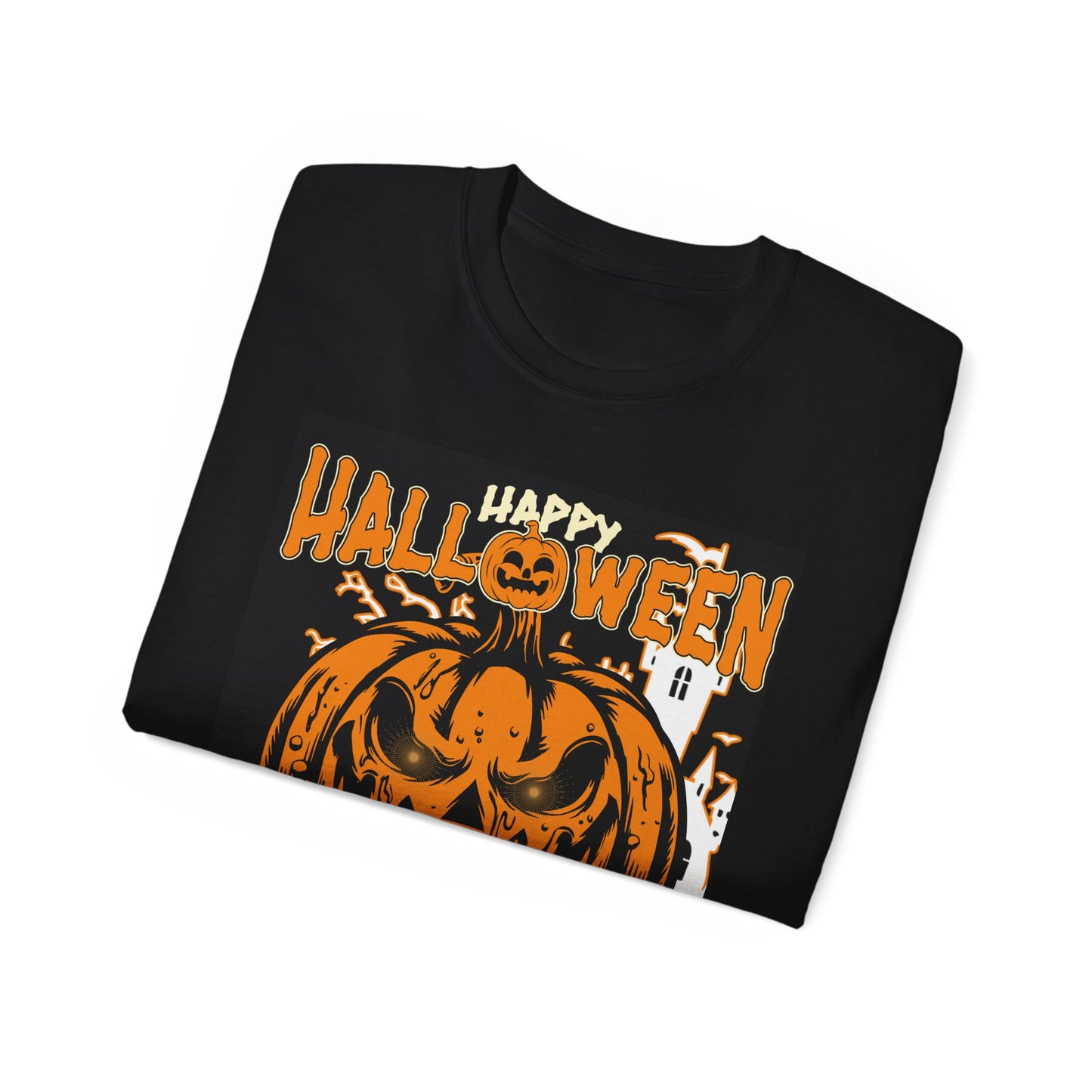 Pumpkin Tee, Halloween Pumpkin Tee, Unisex T-Shirt, Spooky Shirt, Fall Apparel, October Celebration Wear, Trick or Treat Top