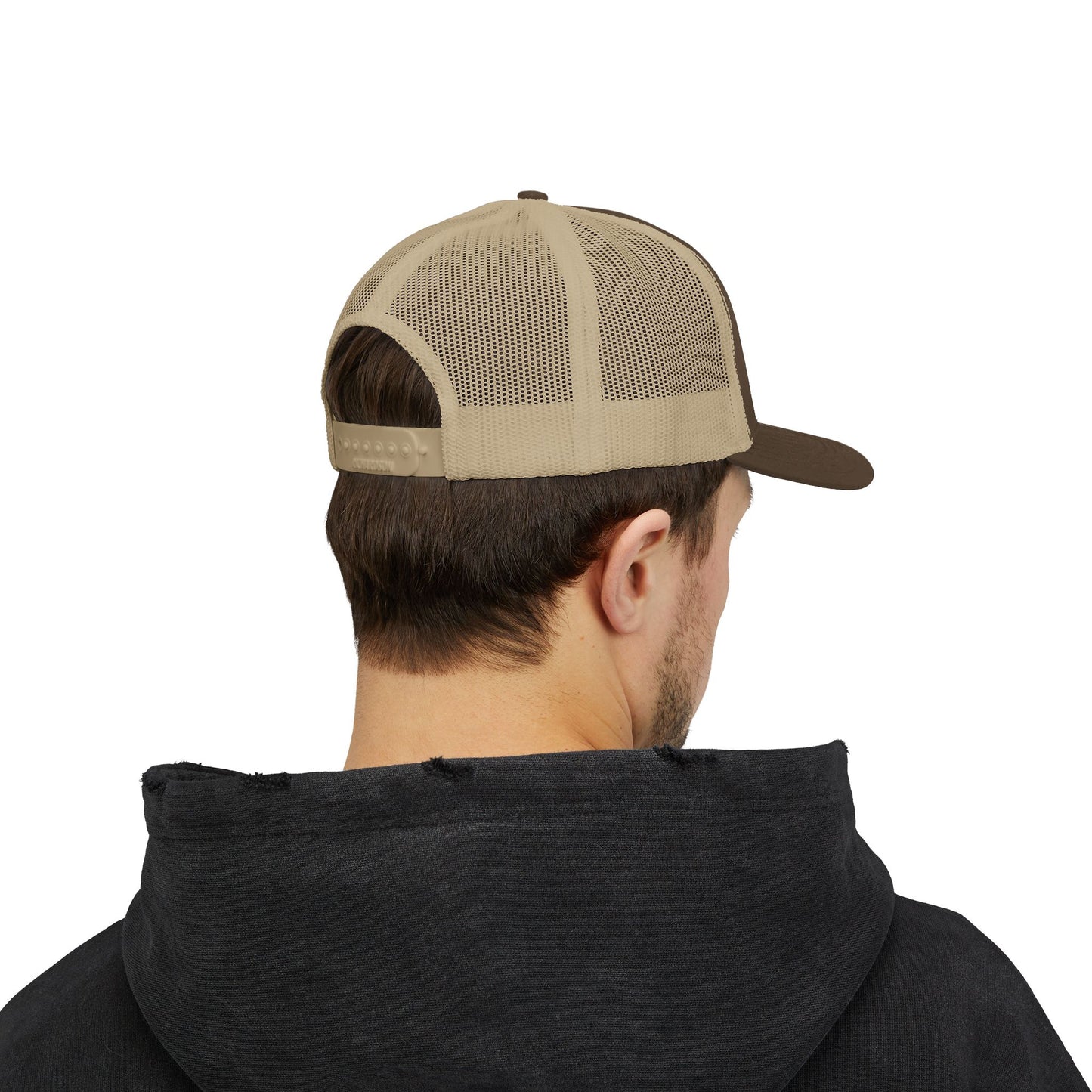 Fishing Snapback Trucker Cap , Ink is pressed and wont crack or fade.